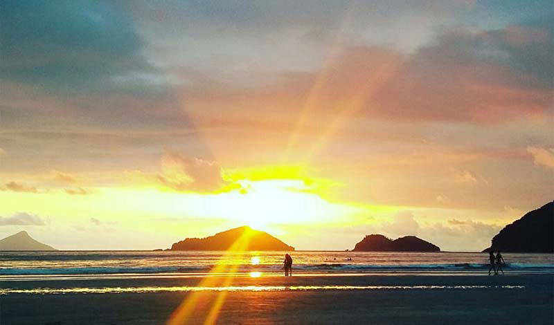 Por do Sol - Praia de Camburi